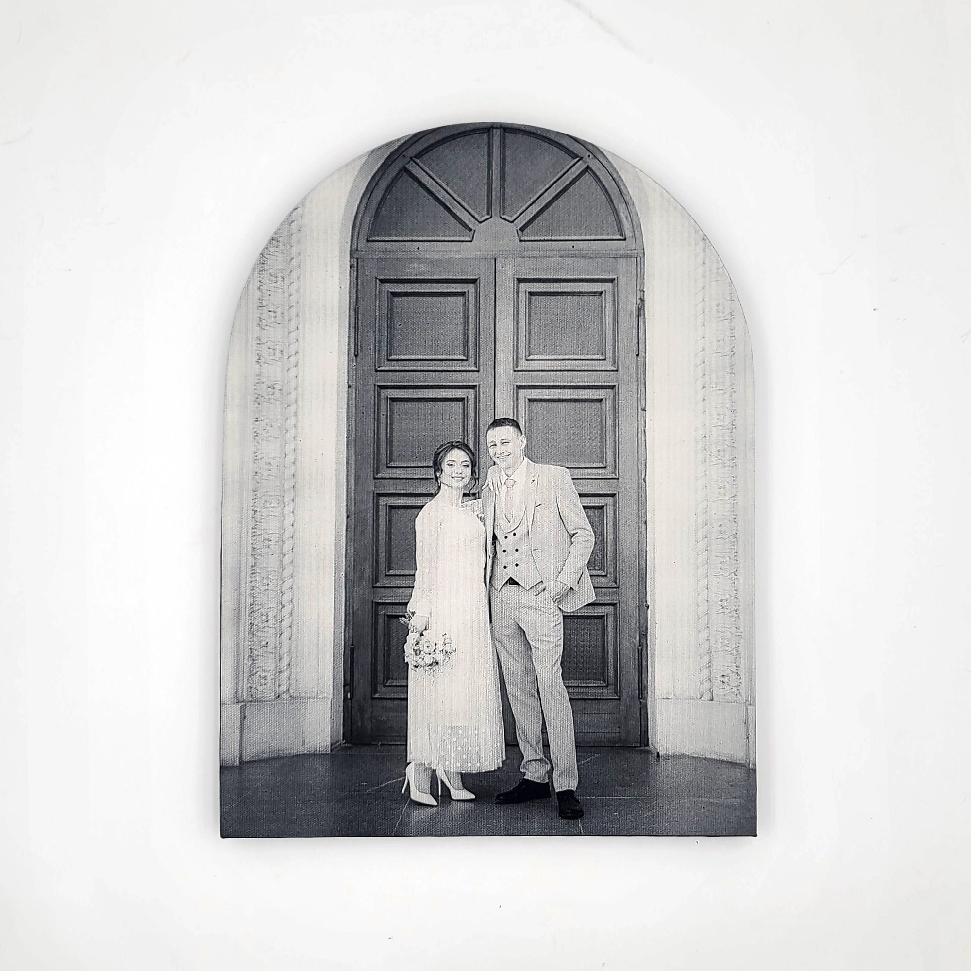 Arched Laser Engraved Photo Canvas - LC001