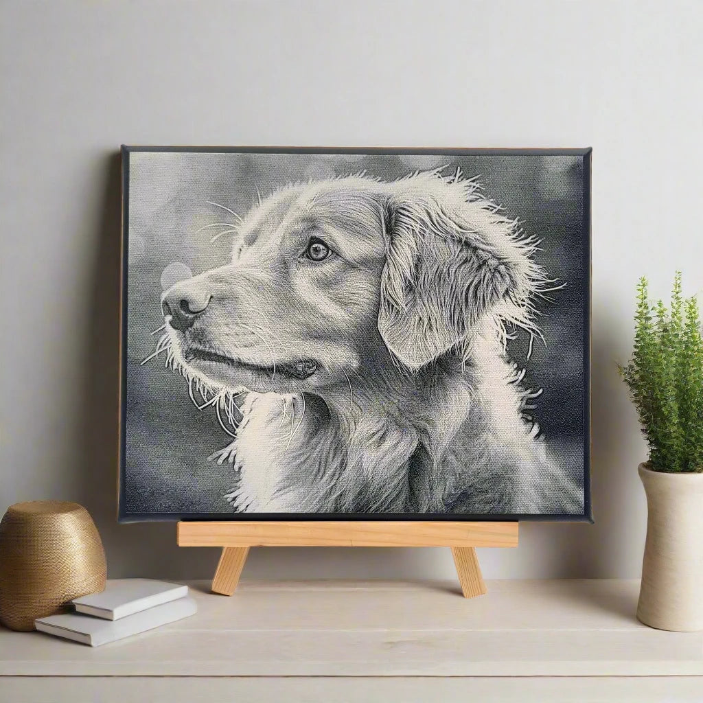 Laser Engraved Cassic Photo Canvas | LC003