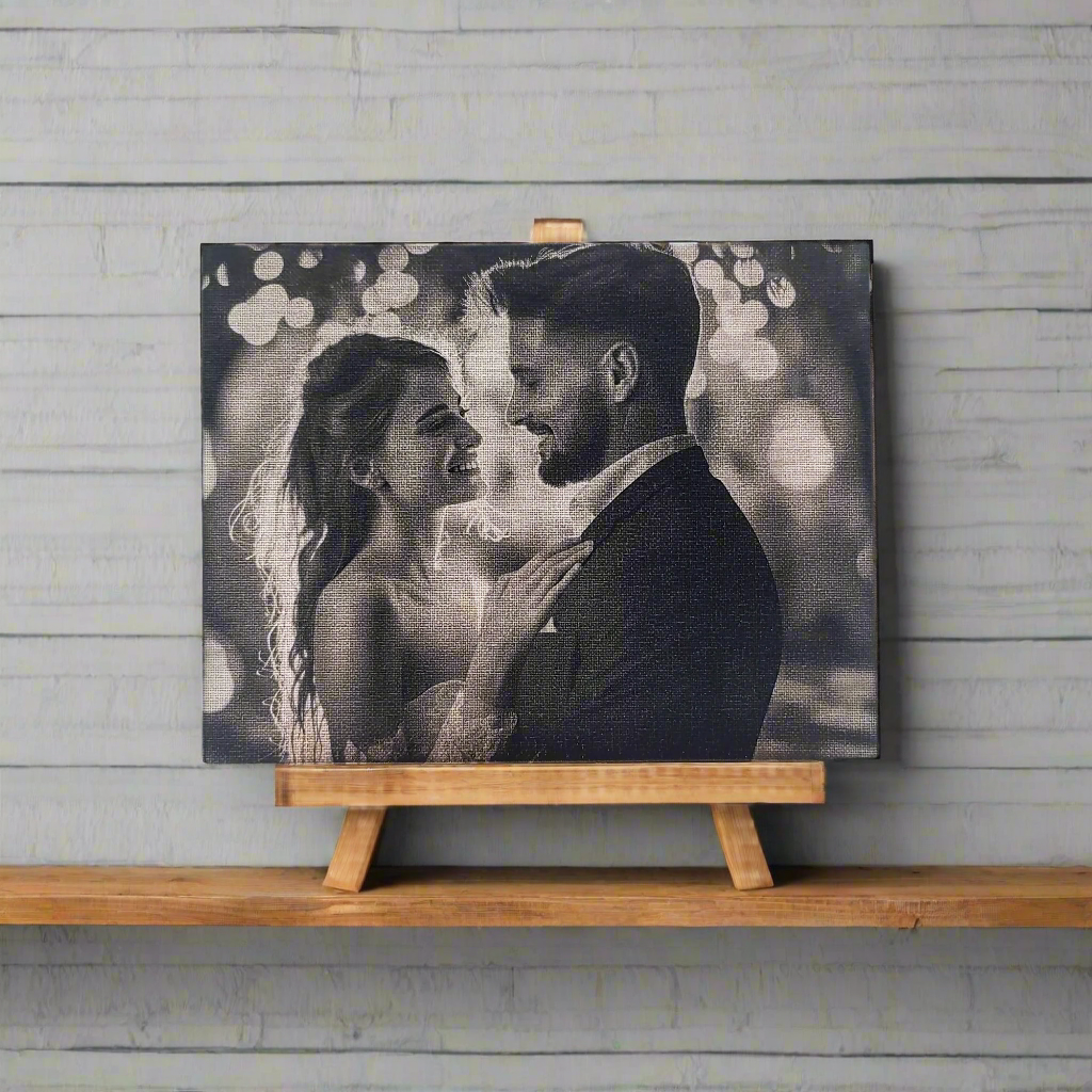 Laser Engraved Photo Canvas Panel | LC007