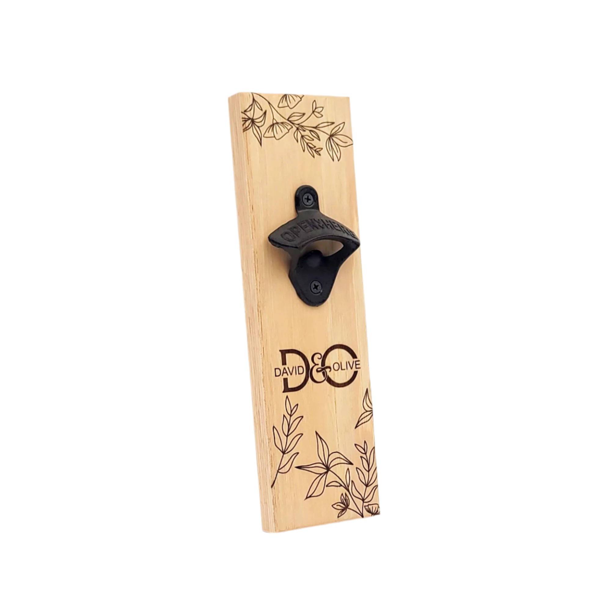 Botanical Personalized Bottle Opener - EBO002