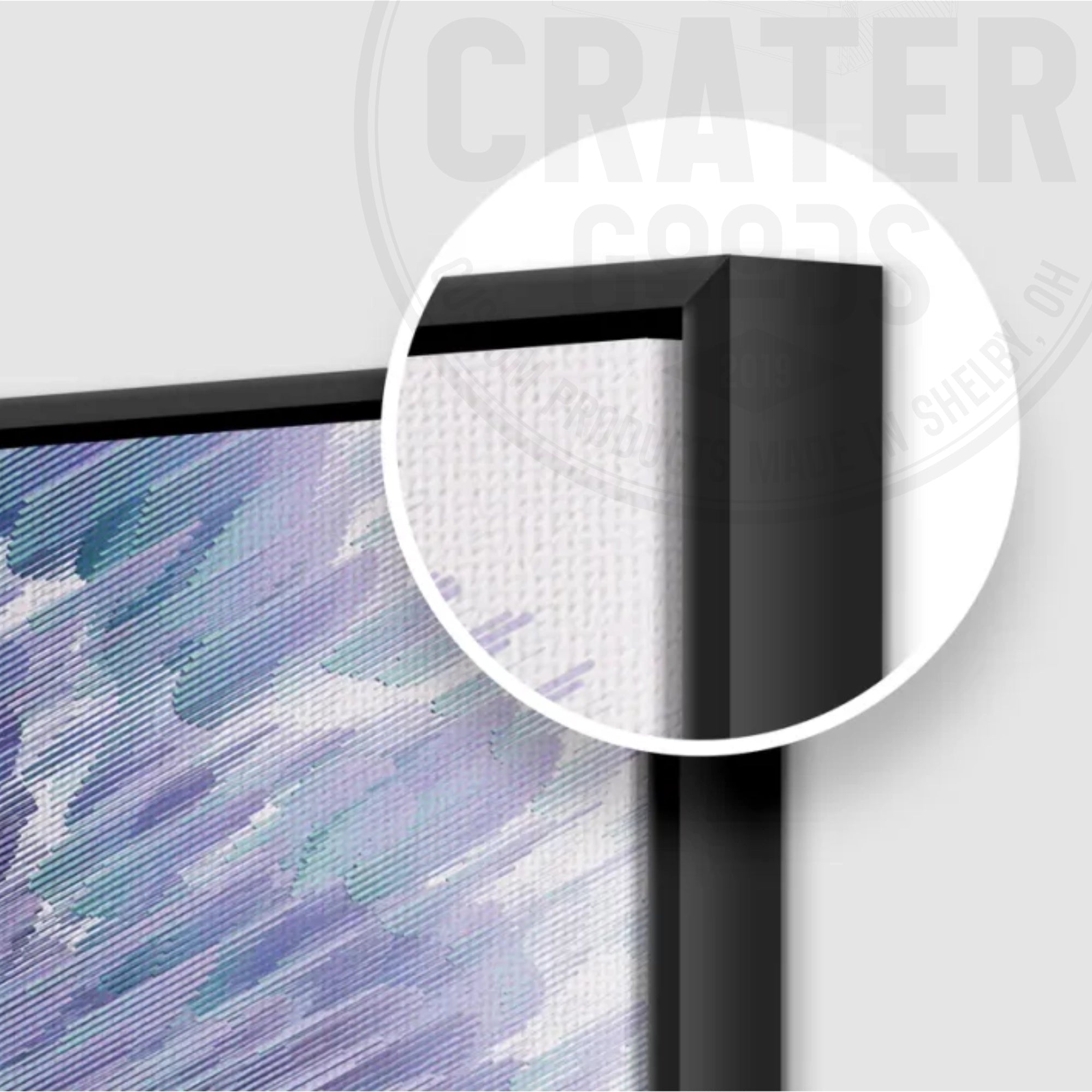 Framed Canvas - Black