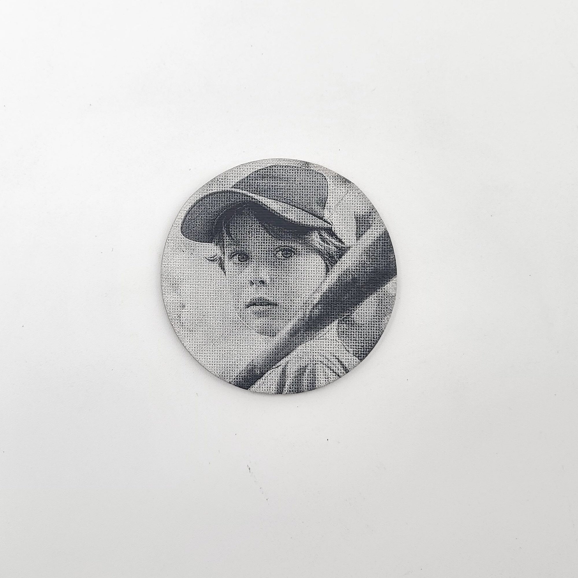 Laser Engraved Canvas Photo Magnets - LC002