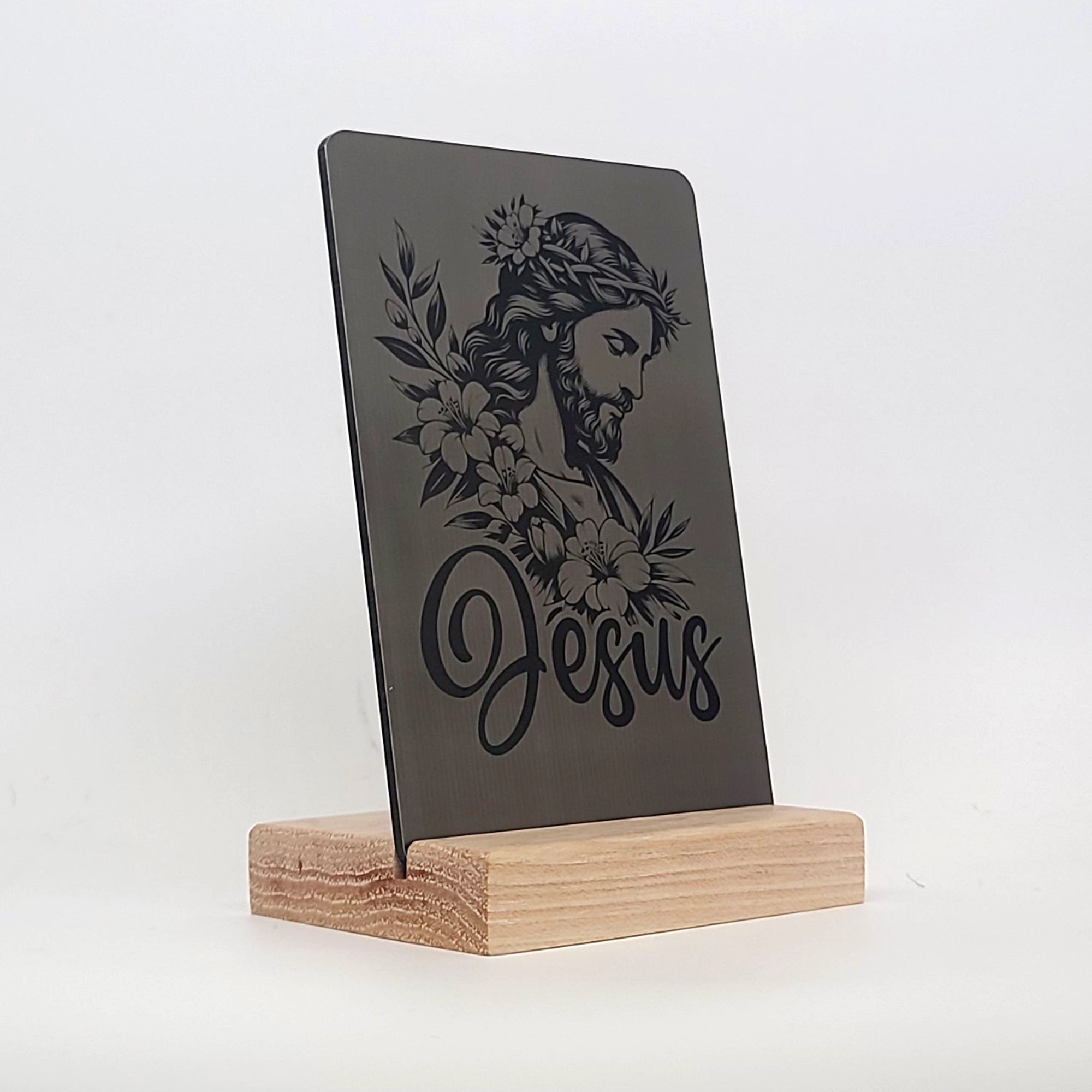 Jesus Aluminum Composite Shelf Sign - LEA017