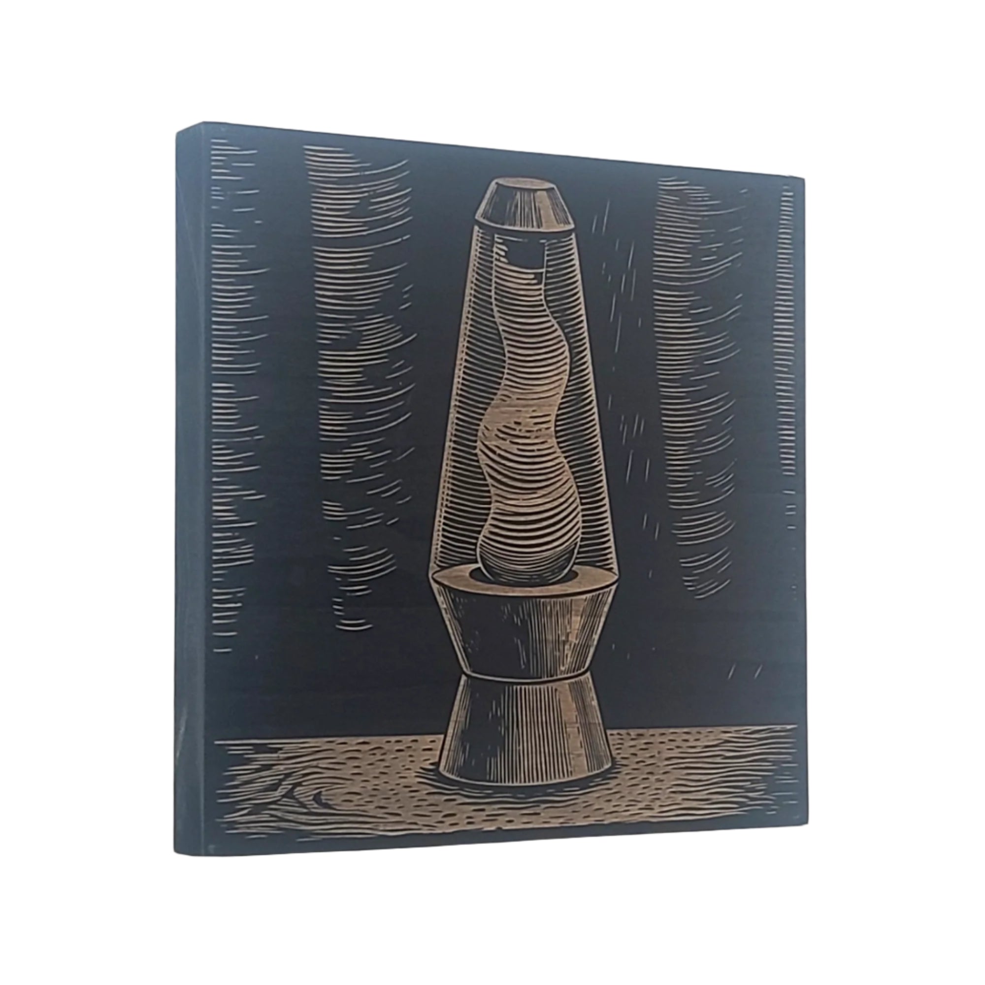 Lava Lamp Engraved Wooden Sign - LES006