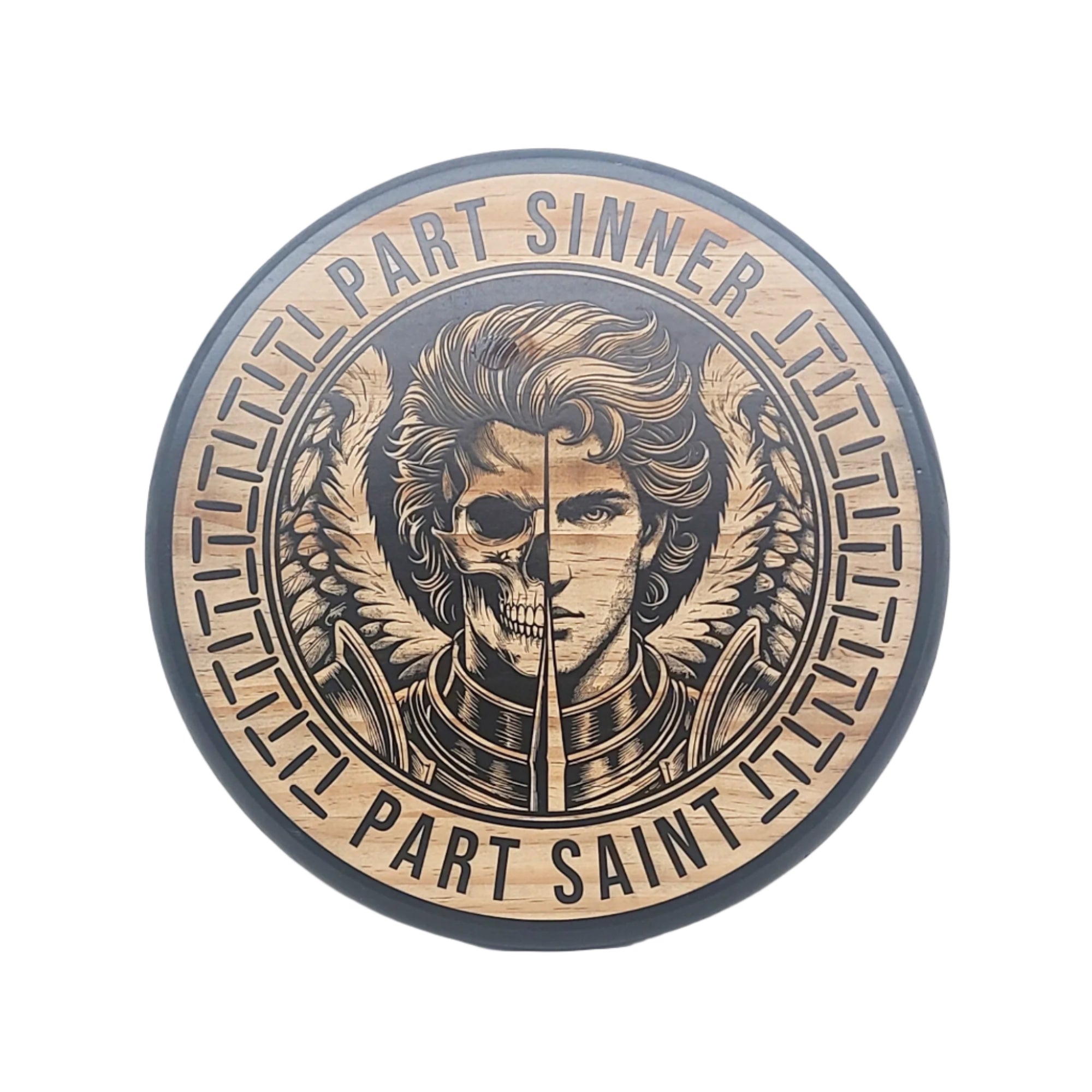 Part Sinner, Part Saint (Male) Engraved Round - LER003