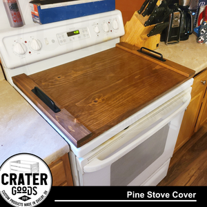 Personalized Pine Stove Cover - PSC001 - Stove Covers