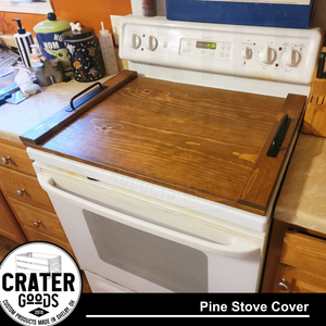 Personalized Pine Stove Cover - PSC001 - Stove Covers