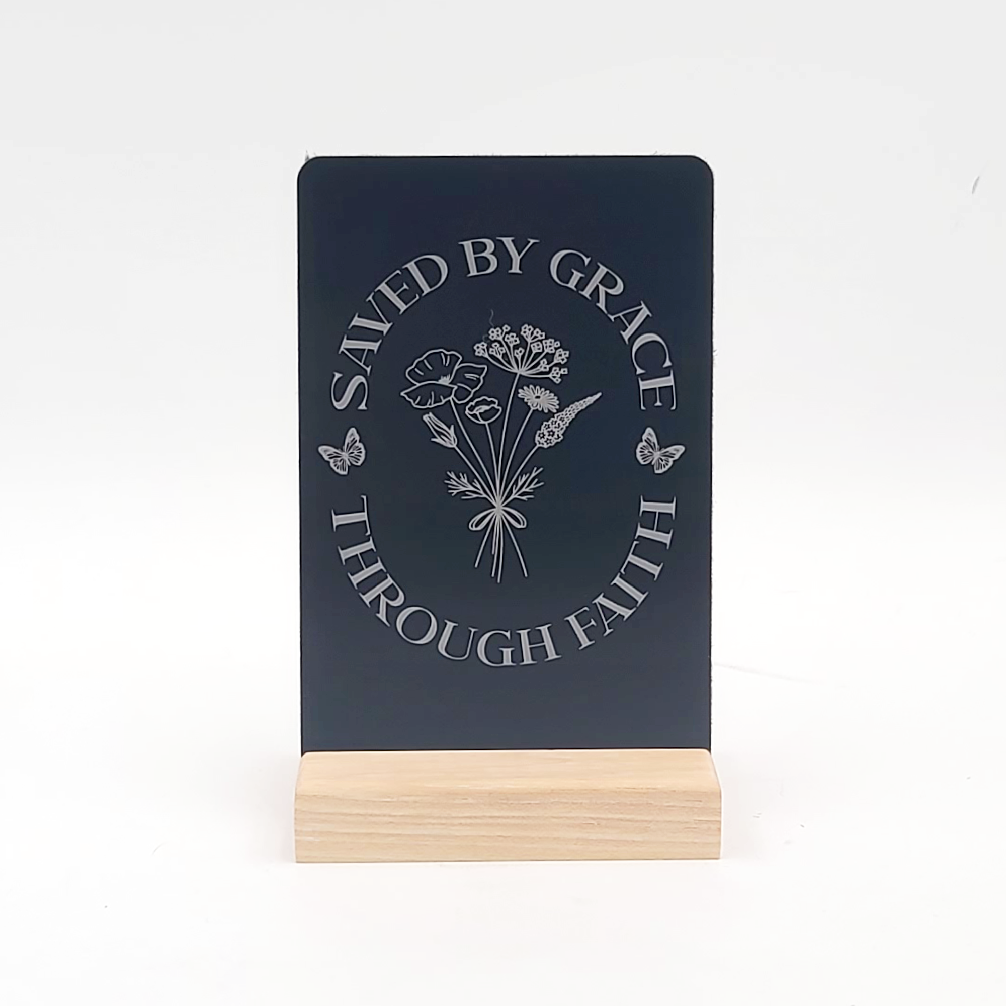 Bottoms Up Aluminum Composite Shelf Sign