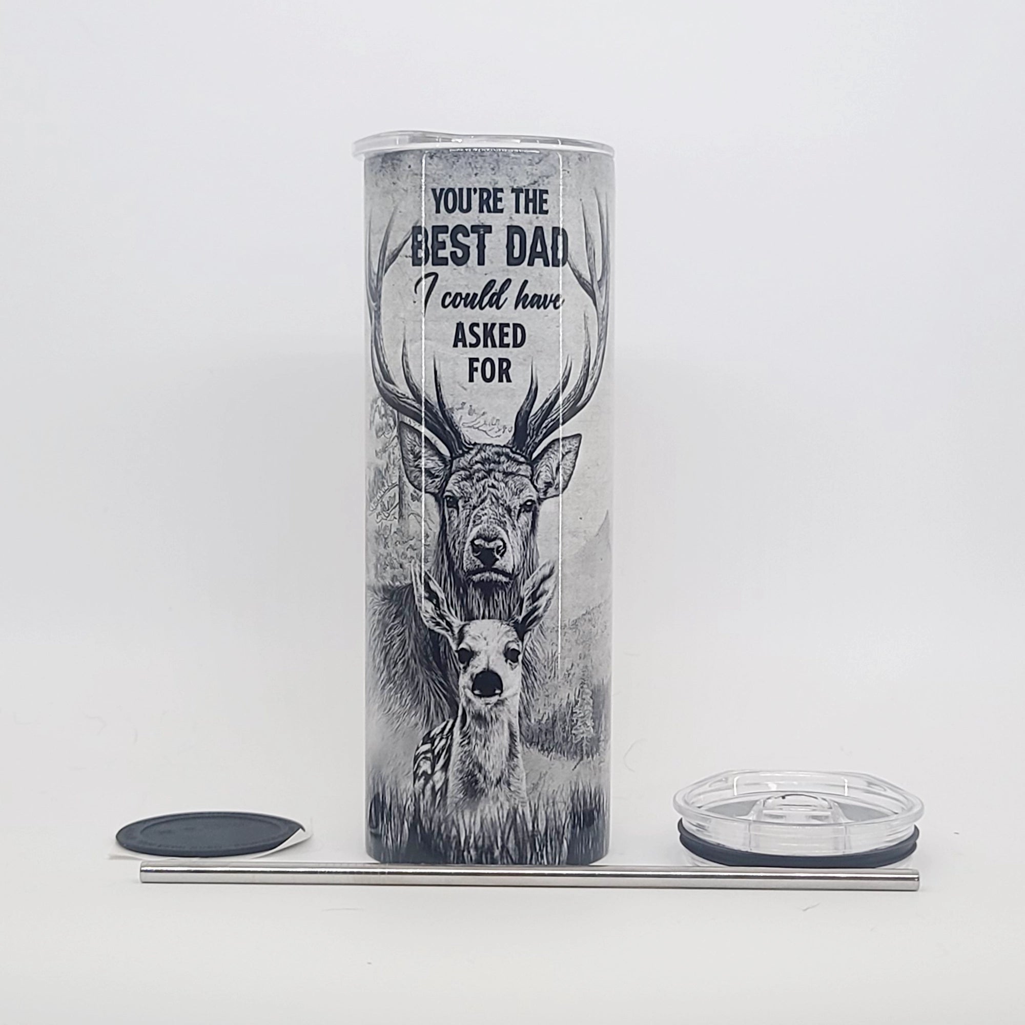 Best Dad Deer 20oz Tumbler - SST014