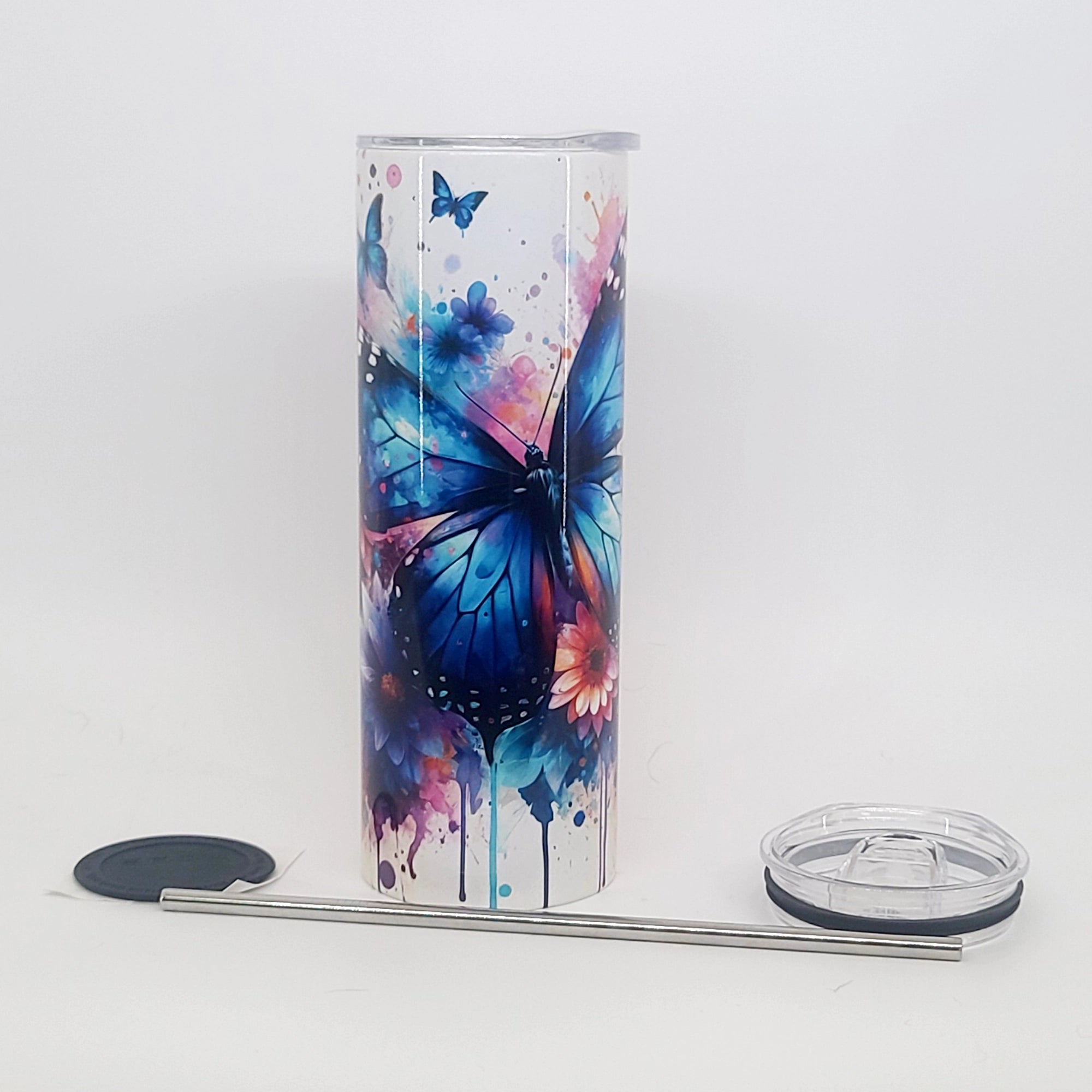 Indian Ink Butterfly 20oz Tumbler - SST025