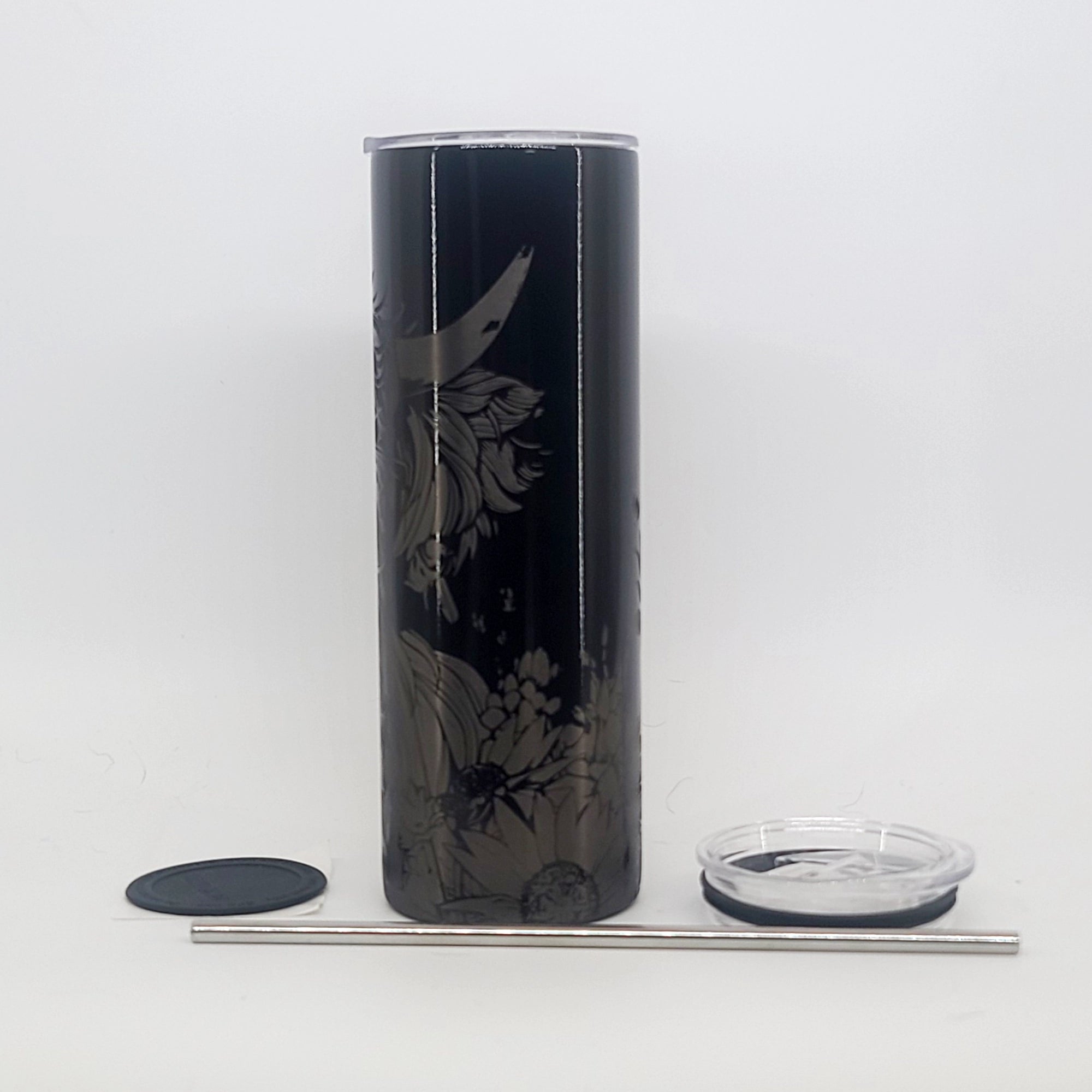 Highland Cow Card 20oz Engraved Tumbler - SST037