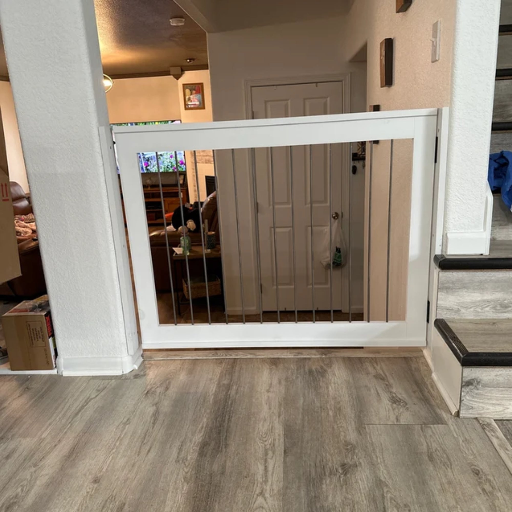 Wood Single Door Dog Gate - PPG002 - Wood Gates