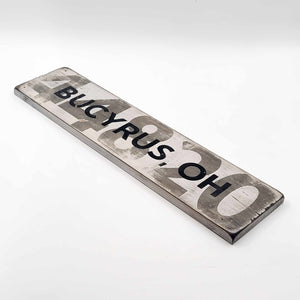 City Zip Code Sign - SWS006 - Stenciled Signs