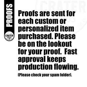 Personalized Maple Stove Cover