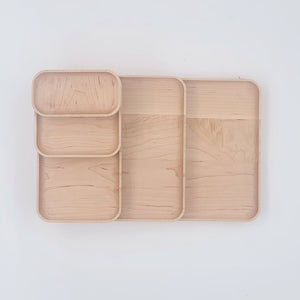 Maple Valet Tray - Carved Trays
