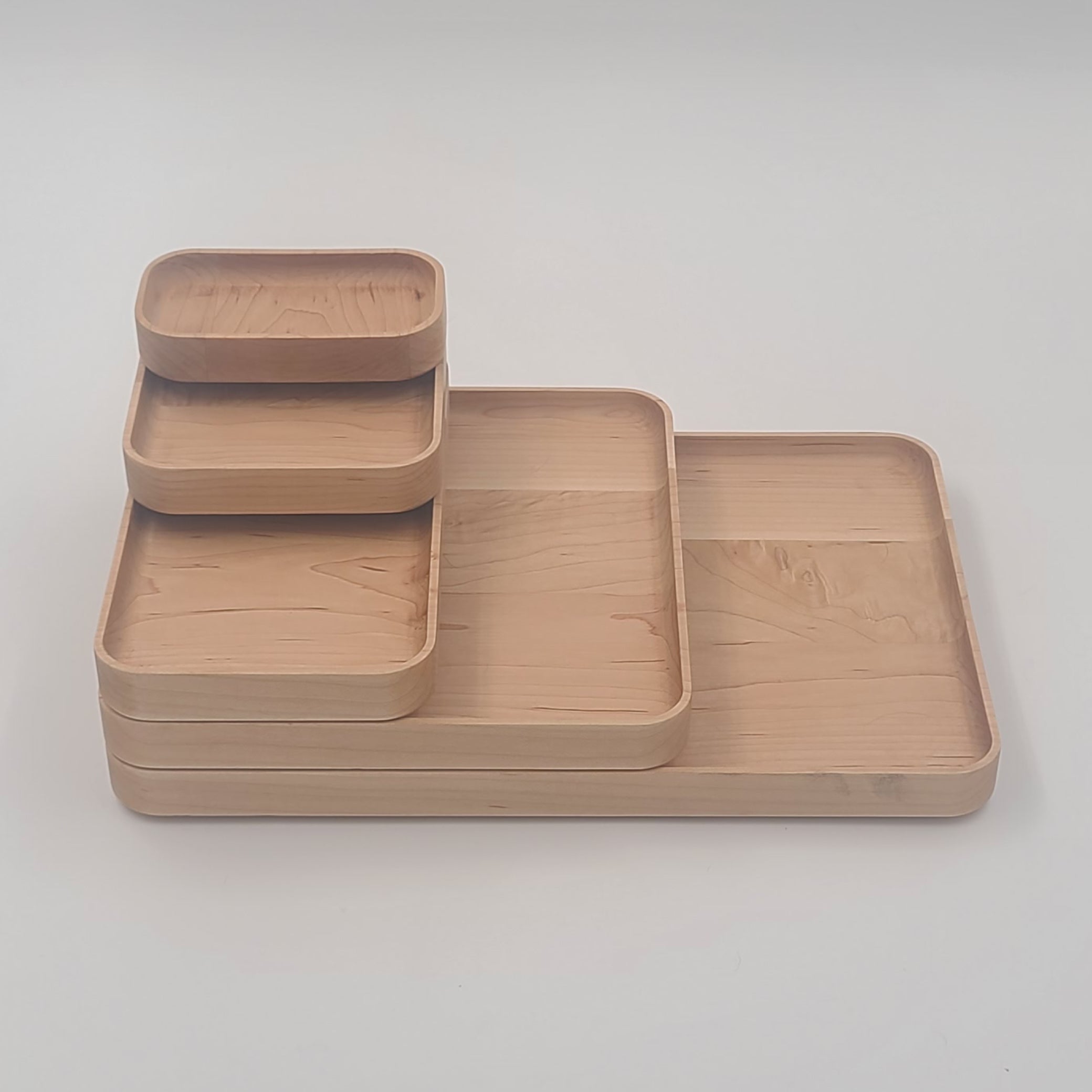 Maple Valet Tray - Carved Trays