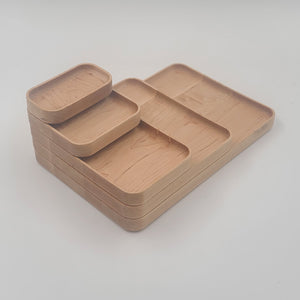Maple Valet Tray - Carved Trays