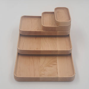 Maple Valet Tray - Carved Trays