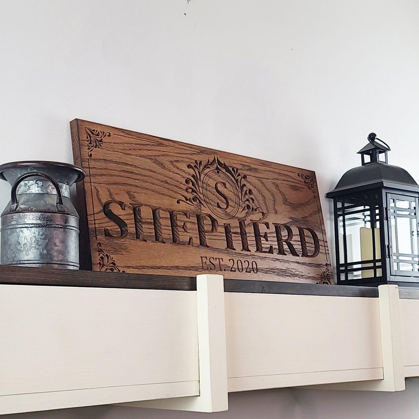 Personalized Red Oak Sign - Rectangular - Premium from Crater Goods - Just $54.99! Shop now at Crater Goods