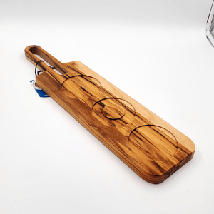 Teak Bourbon & Drink Board with Handle - Premium from Crater Goods - Just $45.99! Shop now at Crater Goods