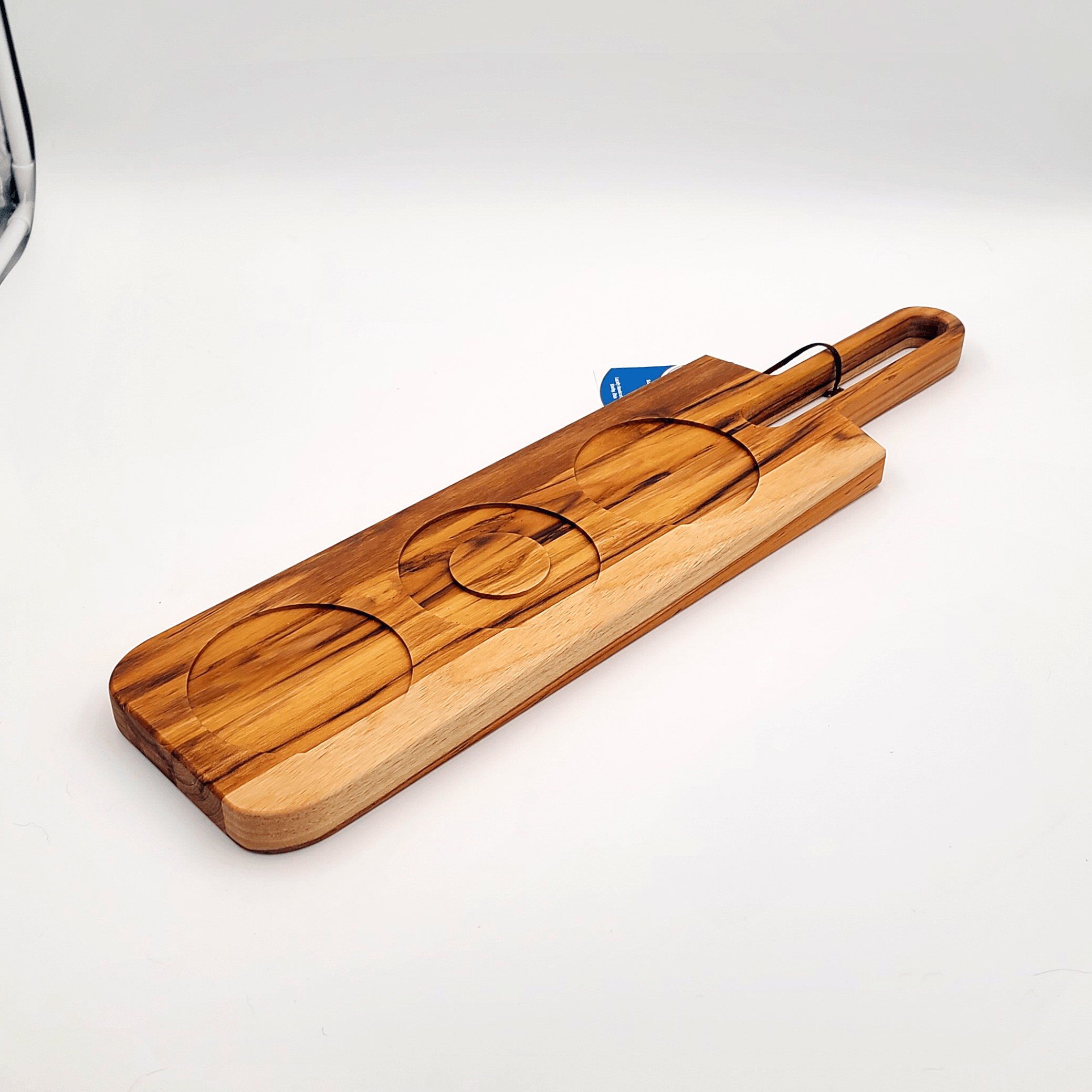 Teak Bourbon & Drink Board with Handle - Premium from Crater Goods - Just $45.99! Shop now at Crater Goods