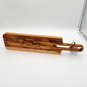 Teak Bourbon & Drink Board with Handle - Premium from Crater Goods - Just $45.99! Shop now at Crater Goods