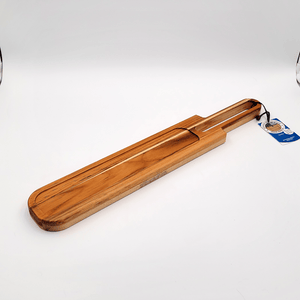 Teak Cheese & Cracker Board with Handle - Premium from Crater Goods - Just $39.99! Shop now at Crater Goods