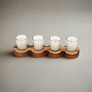Wooden Votive Log - Premium from Crater Goods - Just $7.99! Shop now at Crater Goods