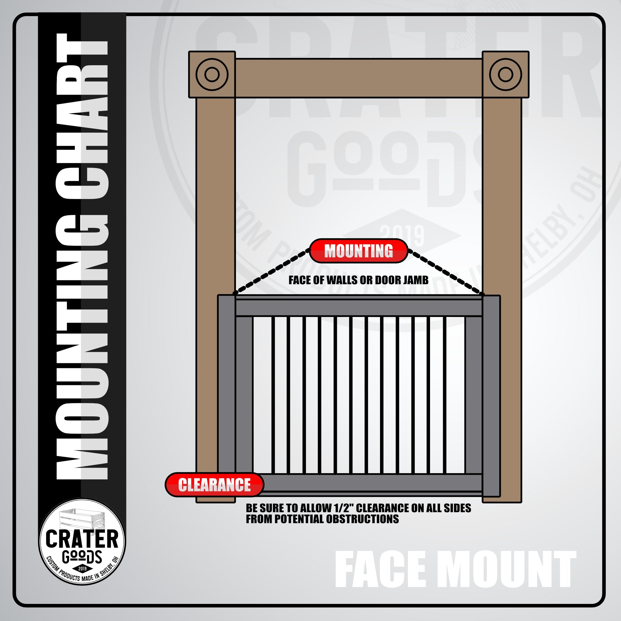 Wooden Single Door Pet Gate - SPG002 - Wood Gates