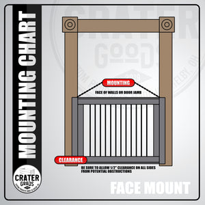 Wooden Single Door Pet Gate - SPG002 - Wood Gates