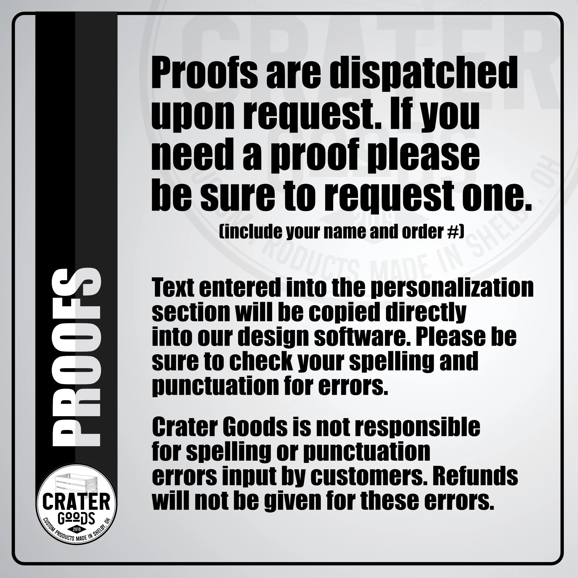 Wooden Coaster Proofs
