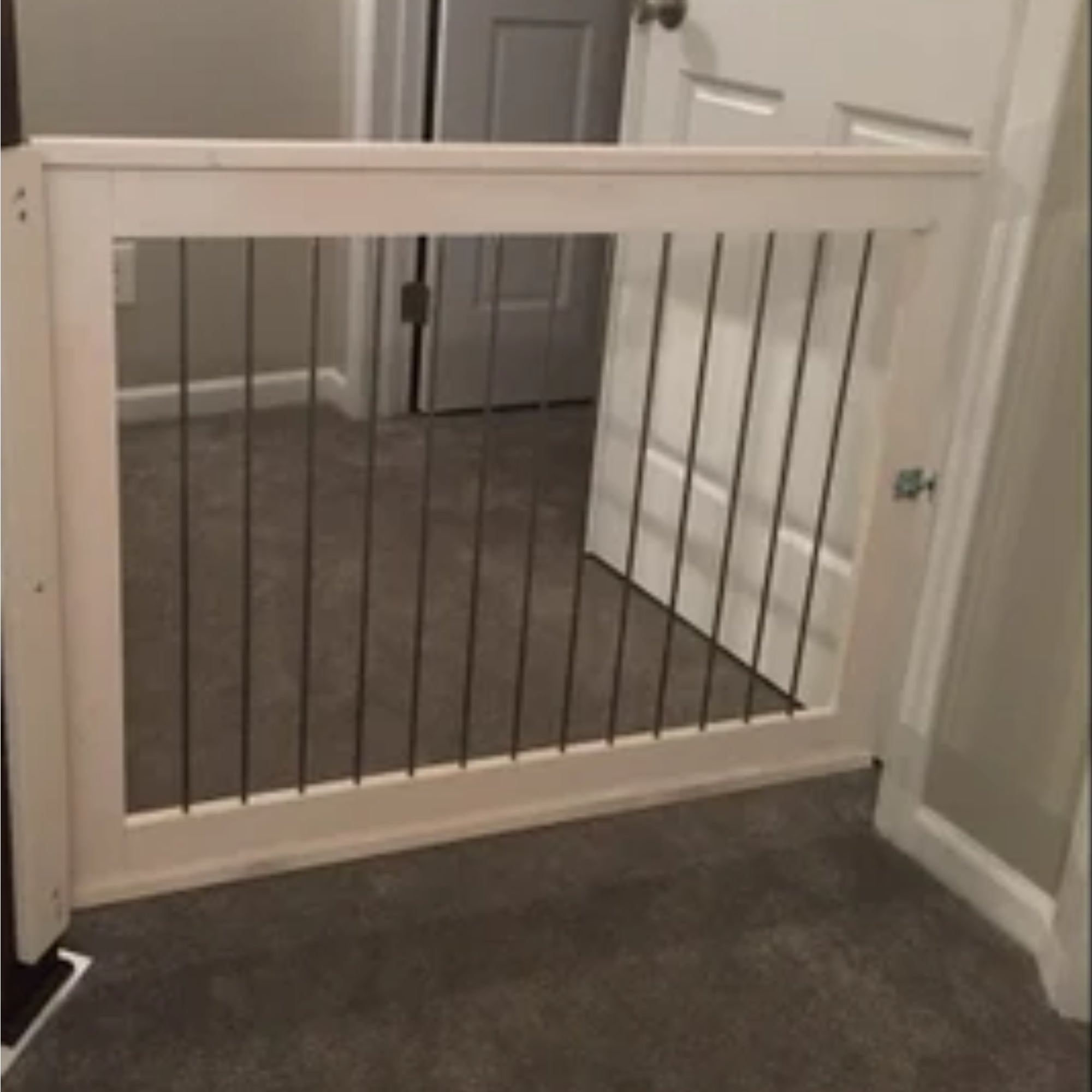 Wood Single Door Dog Gate - PPG002 - Wood Gates