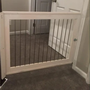 Wood Single Door Dog Gate - PPG002 - Wood Gates