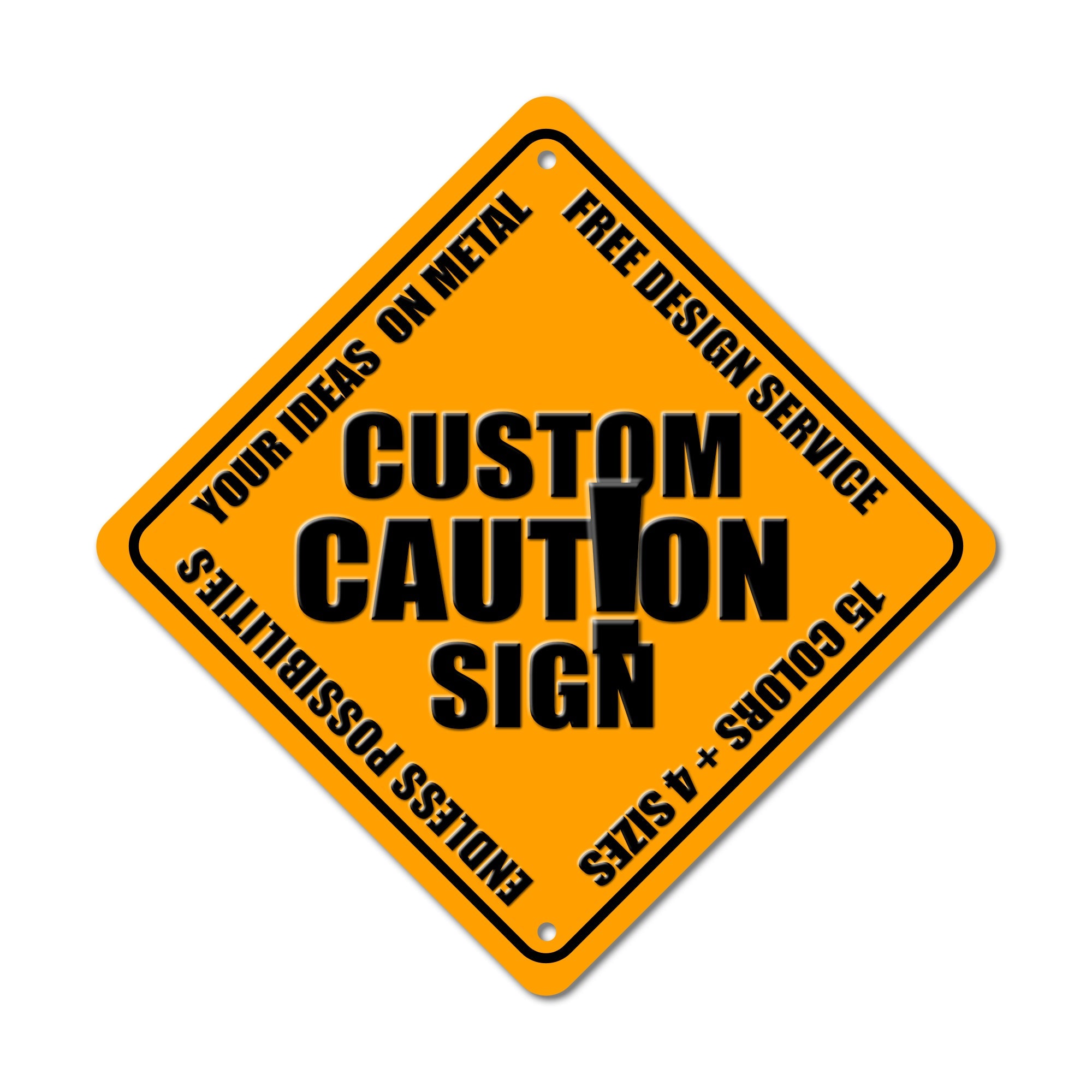 ACS003 - Custom Caution Sign - Custom Signs