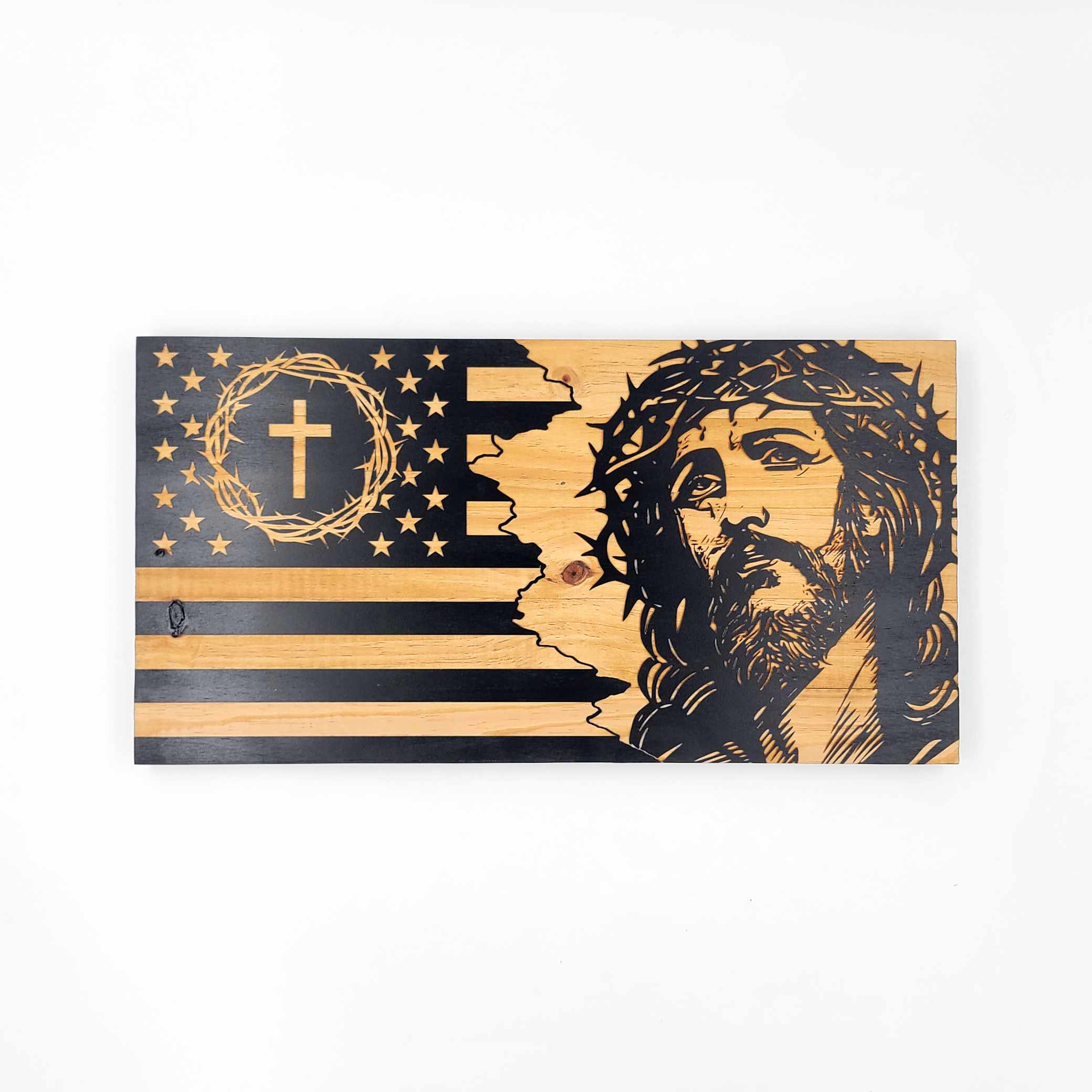 Laser Engraved Jesus Christ