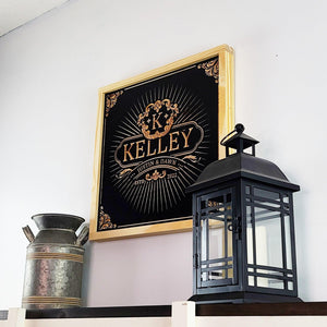 Last Name Sign - Premium Personalized Wood Sign from Crater Goods - Just $47.99! Shop now at Crater Goods