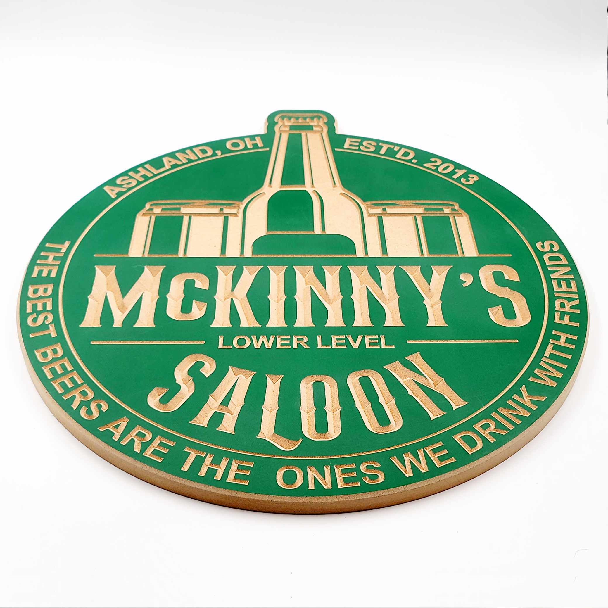 Personalized Lower-Level Saloon Bar Sign