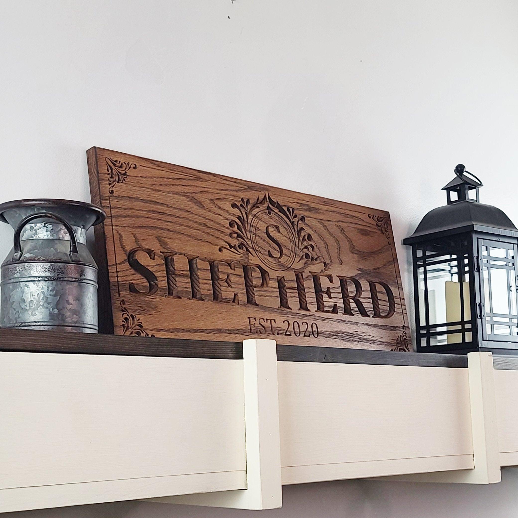 Personalized Red Oak Sign - Rectangular - Premium  from Crater Goods - Just $54.99! Shop now at Crater Goods