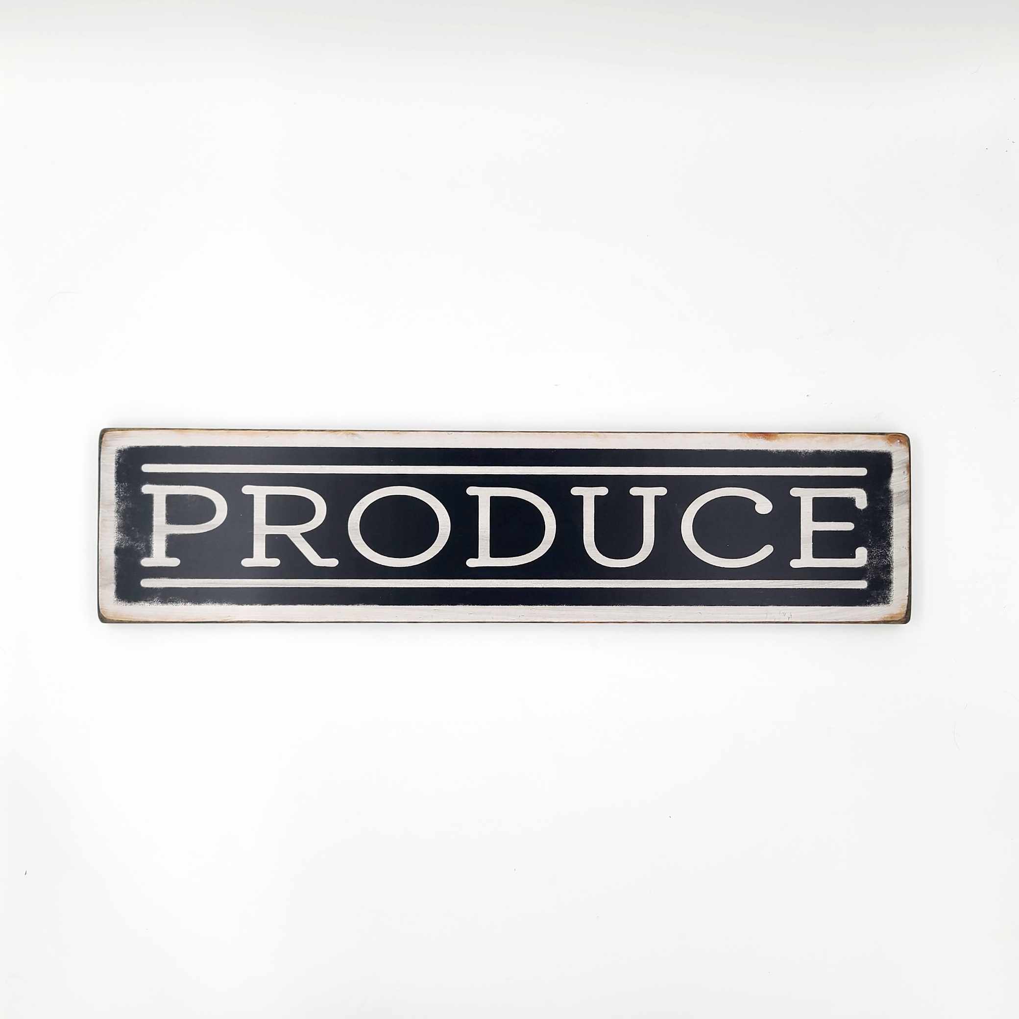 Produce Rustic Wooden Sign