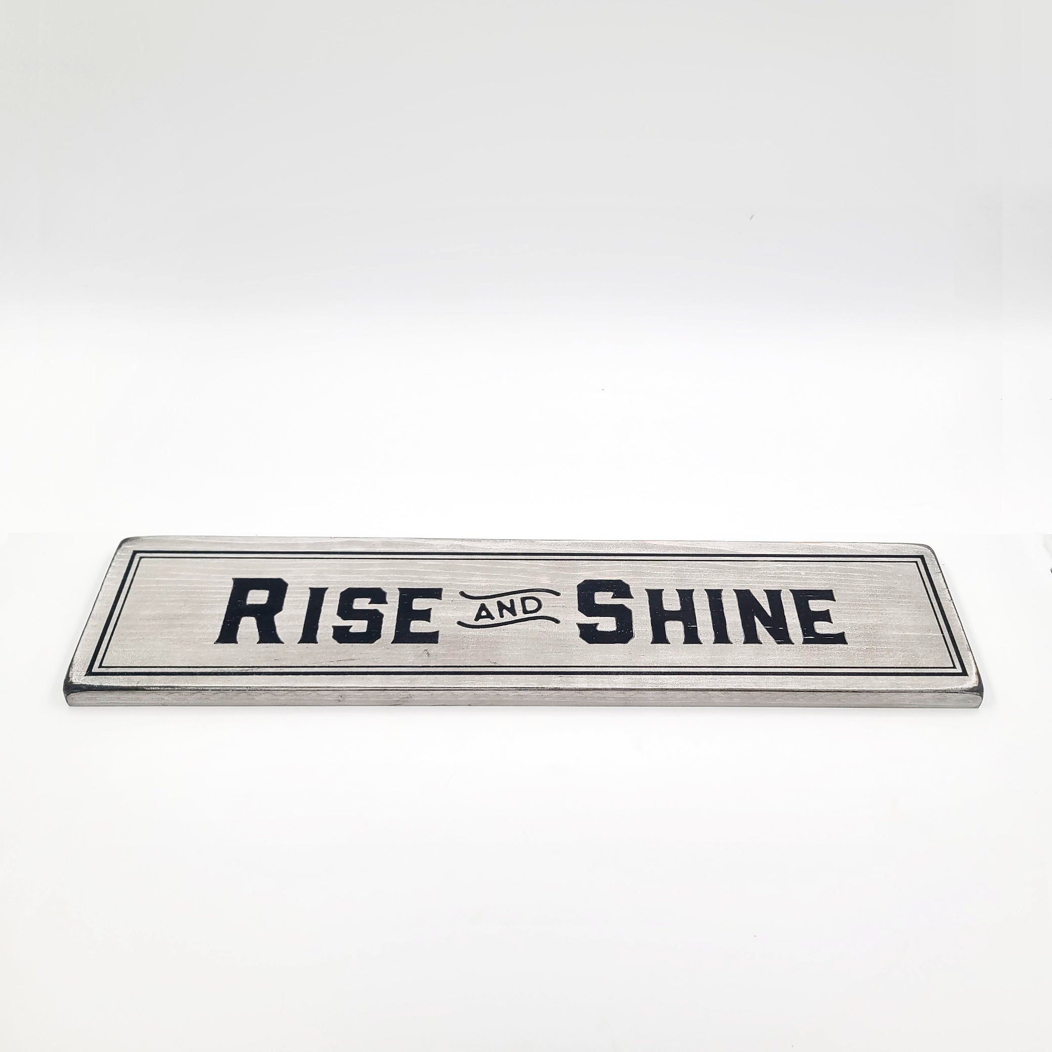 Rise & Shine Rustic Wooden Sign