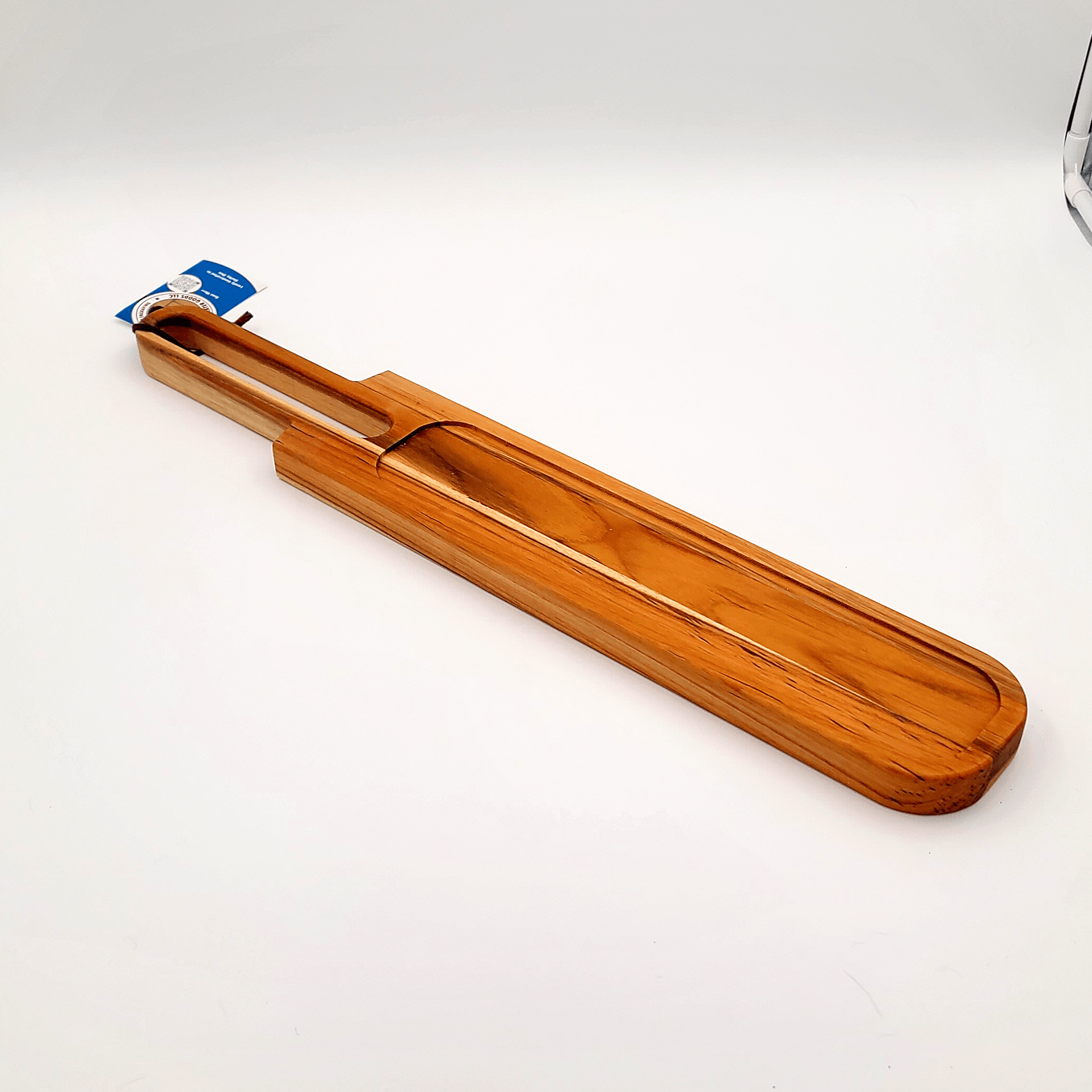 Teak Cheese & Cracker Board with Handle - Premium  from Crater Goods - Just $39.99! Shop now at Crater Goods