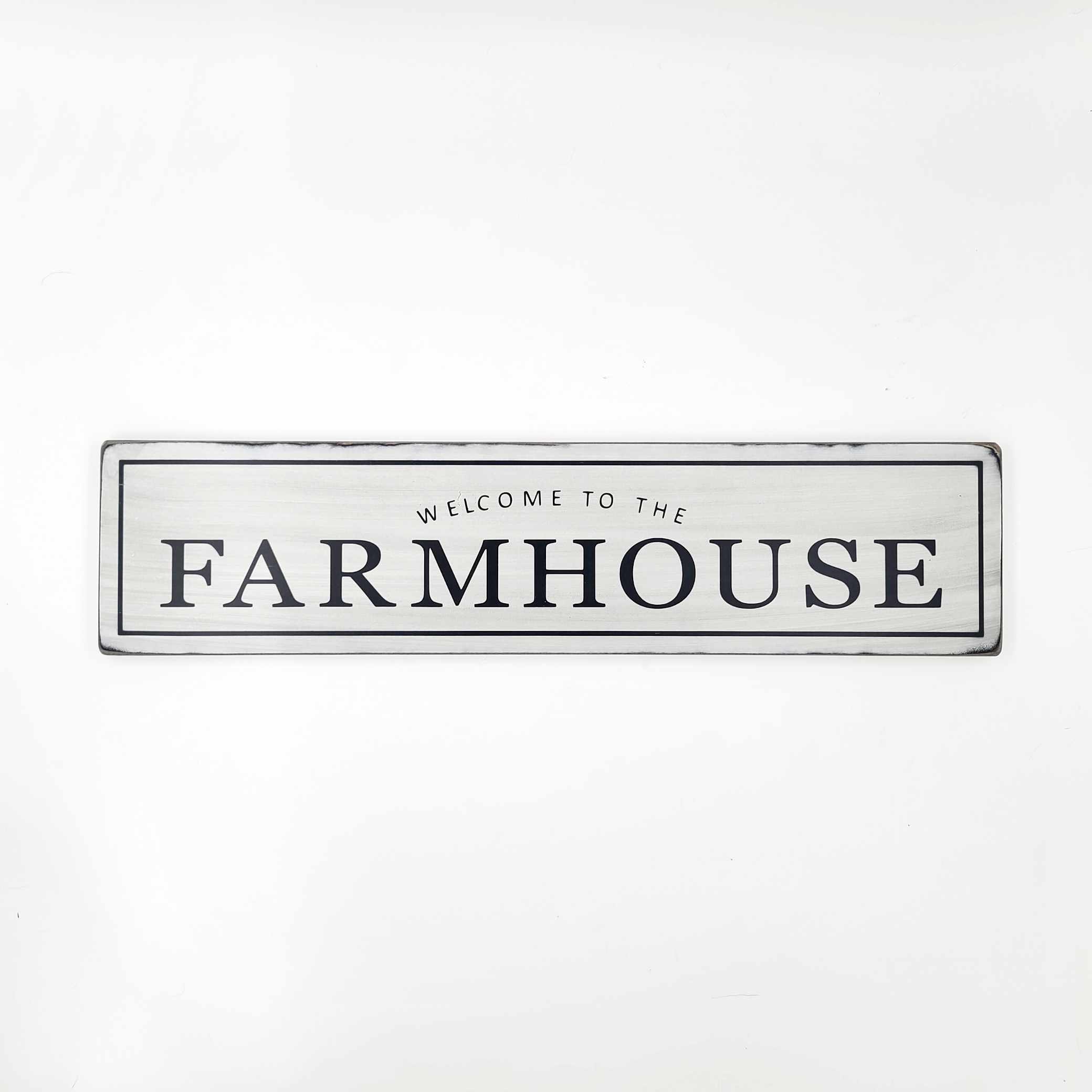 Welcome to the Farmhouse Rustic Wooden Sign