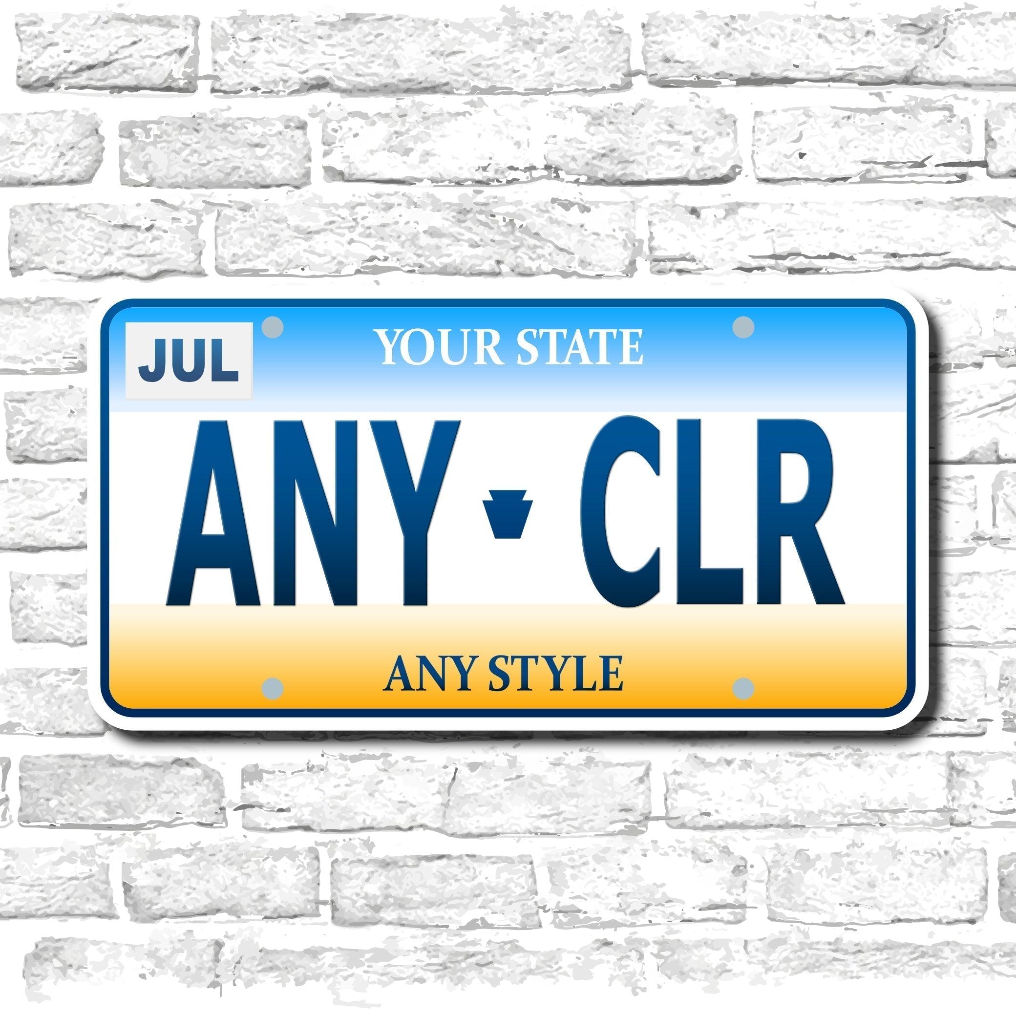 Custom License Plate - Premium Personalized License Plate from Crater Goods - Just $21.99! Shop now at Crater Goods