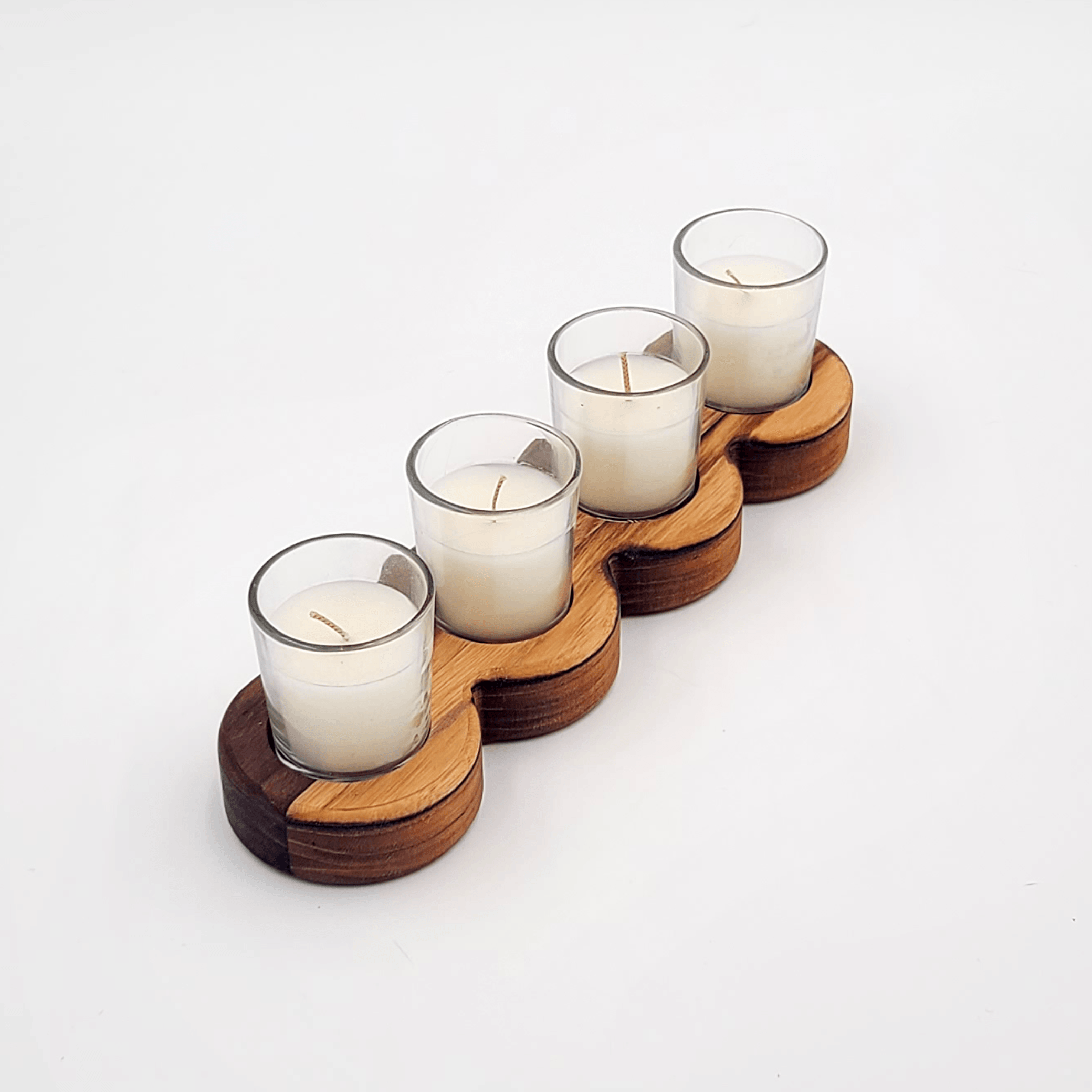 Wooden Votive Log - Premium  from Crater Goods - Just $7.99! Shop now at Crater Goods
